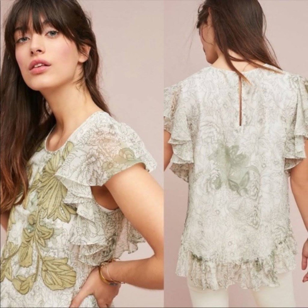 Anthropologie Ranna Gill Blouse Size S